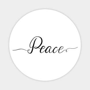 Peace lettering Magnet